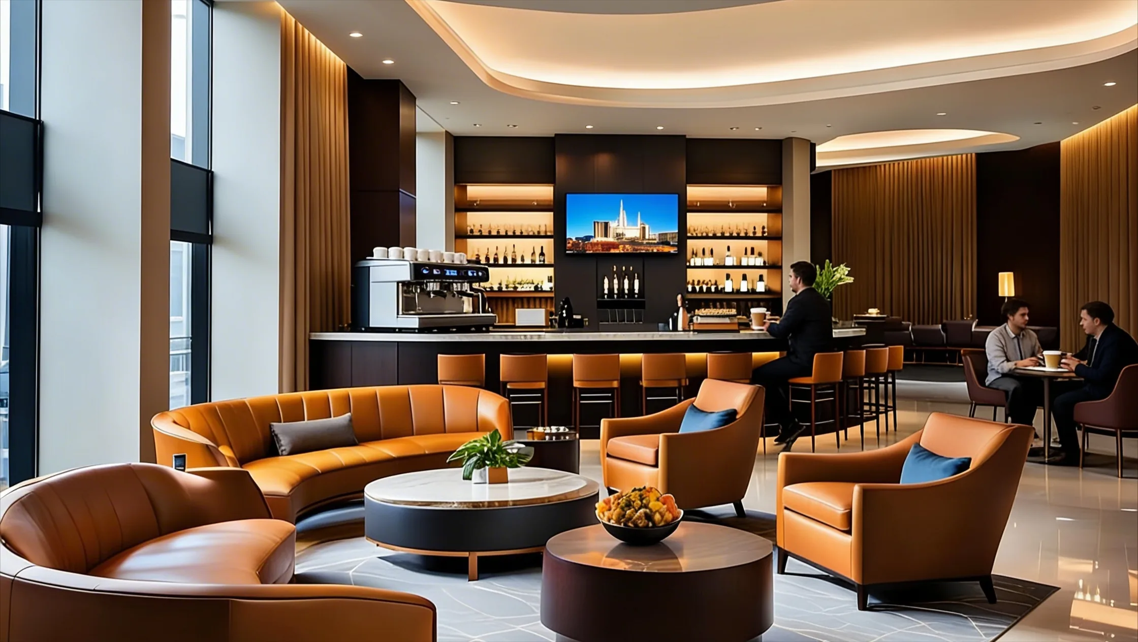 กาแฟใน Lounge / VIP Lounge