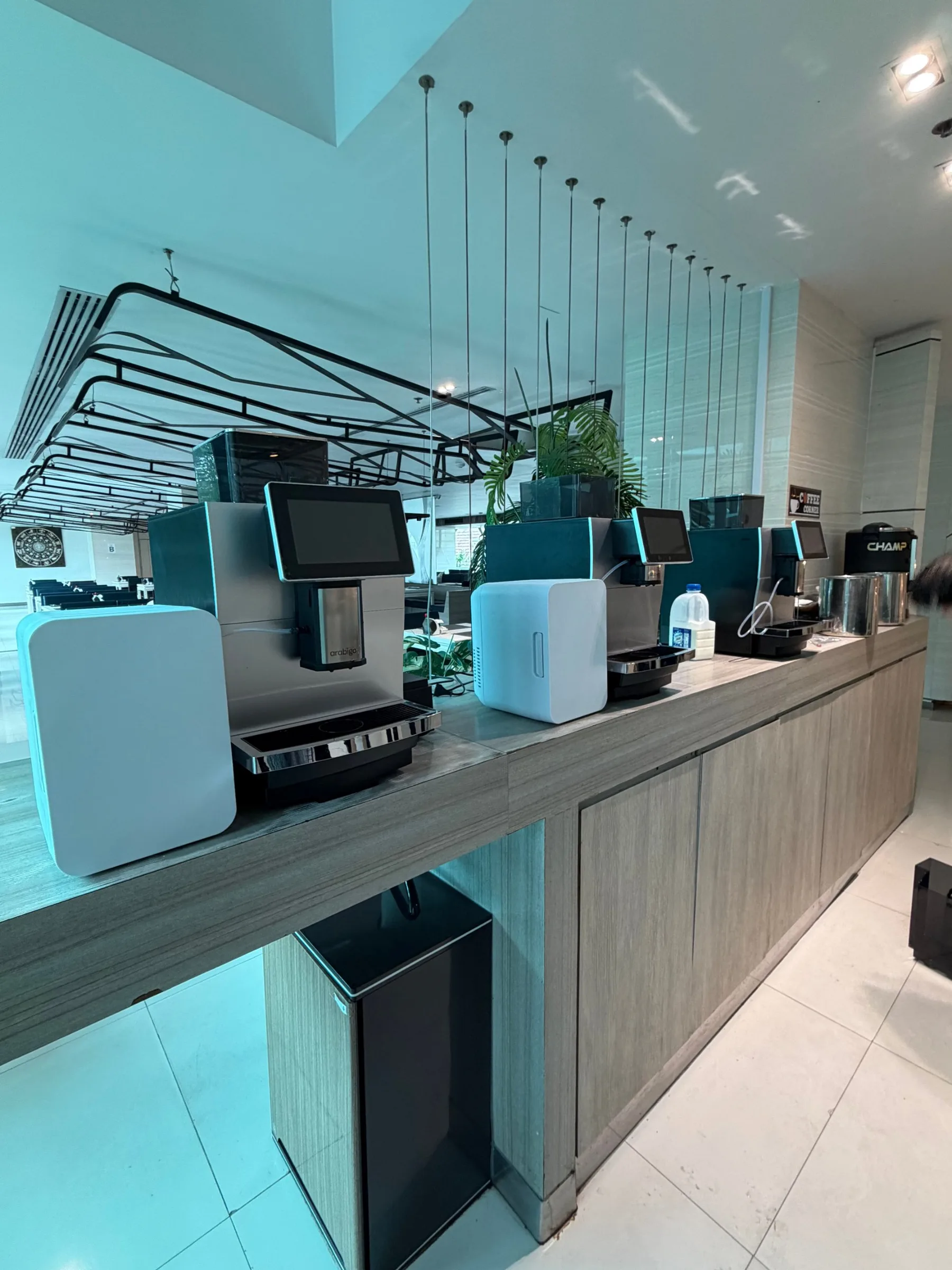 โรงแรม Discovery พัทยาที่ใช้เครื่องชงกาแฟ Arabigo