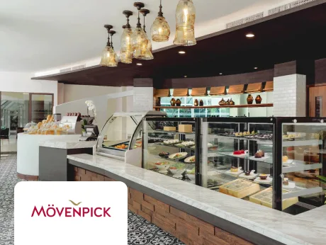 มุมกาแฟและเบเกอรี่ Mövenpick