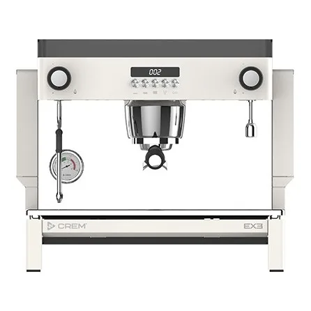 เครื่องชงกาแฟ Crem mod. EX3 1G Display Knob(ขาว-แดง)