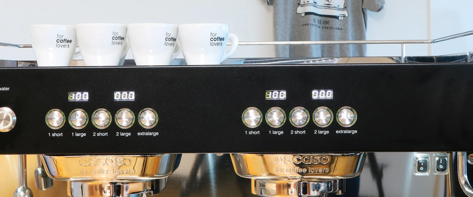 เครื่องชงกาแฟ Ascaso Barista T Plus 2-GR
