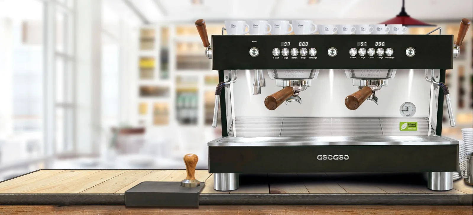 เครื่องชงกาแฟ Ascaso Barista T Plus 2-GR
