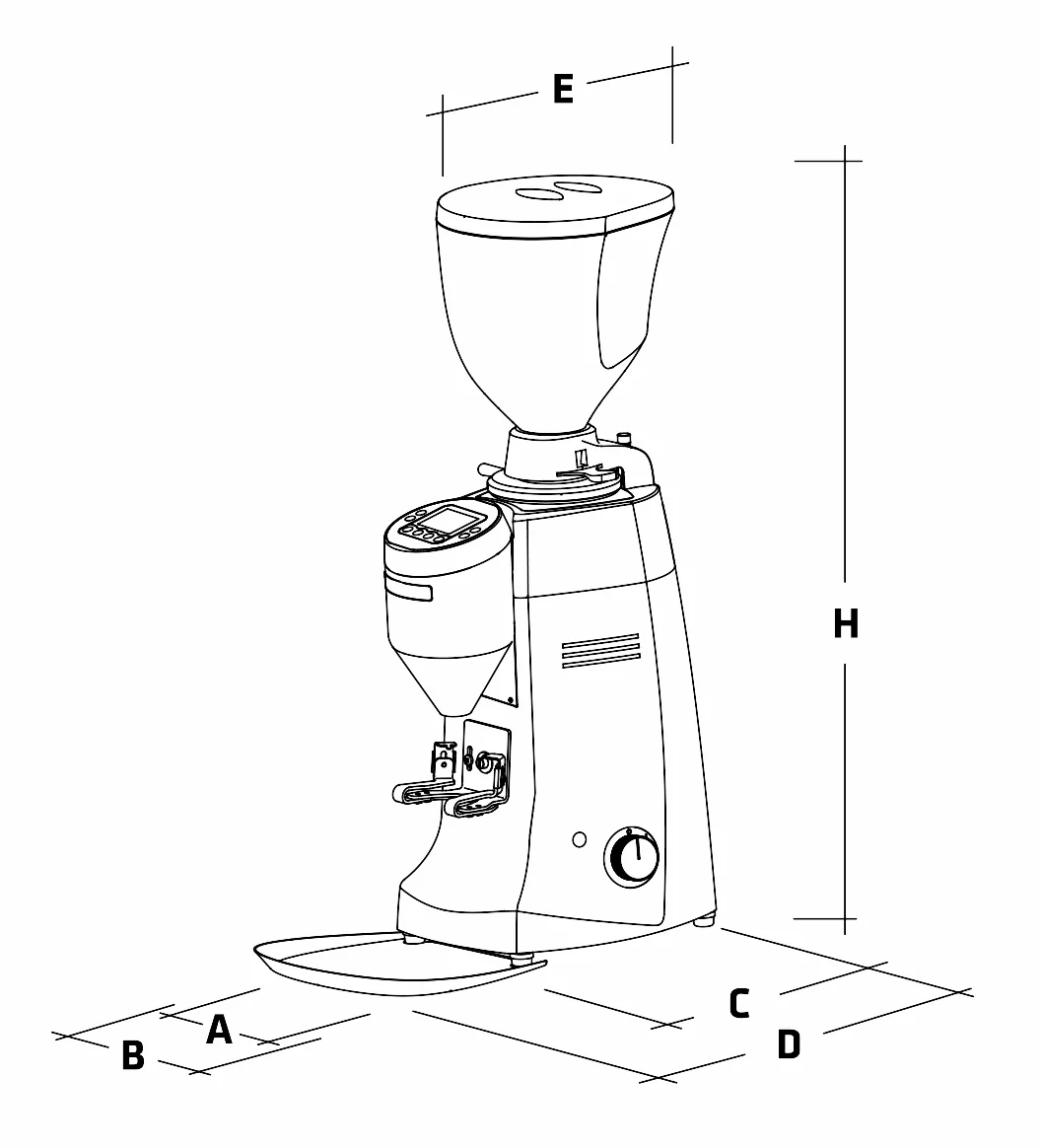 เครื่องบดกาแฟ Mazzer Robur S Electronic (Black) รูปที่ 2